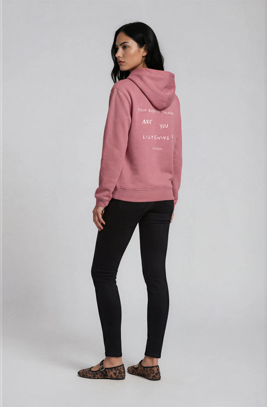 Hoodie "Are you listening?"