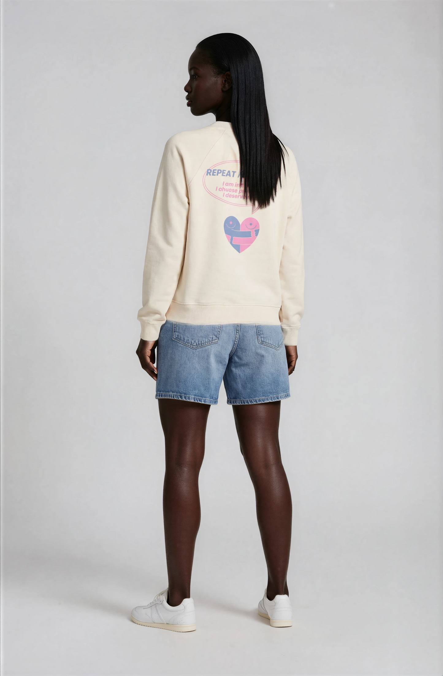 Sweatshirt "Repeat after me"